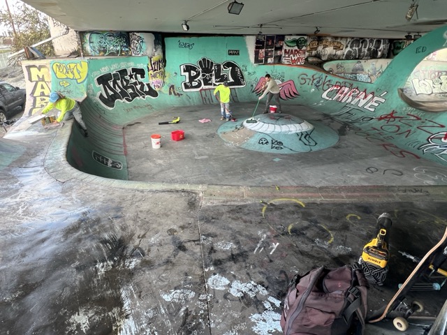 Starting the paint job